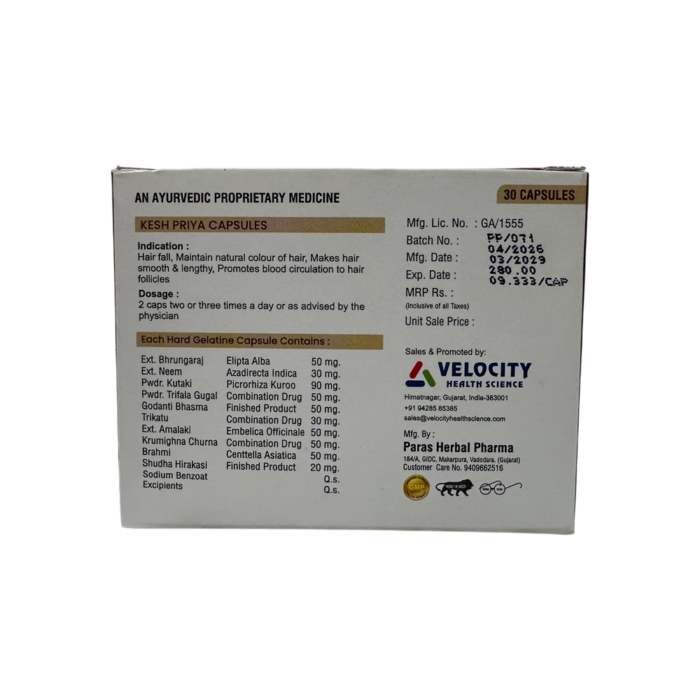 Kesh Priya Hair Tonic Capsule - Image 3